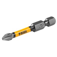 A set of torsion Denzel 11689, laser processing of a slot, PH2 x 50 mm, steel S2, 10 pcs.
