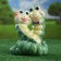 Garden figure "caterpillars" 21x16x15cm