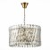 Suspension lamp ST LUCE. SL1170.303.06. Fabio. 6x40 watts, E14, 50x50x29 cm, brass color