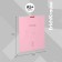 Notebook of 12 sheets in the slanting line of Erichkrause "Classic", covered cardboard, unit offset, whiteness 100%, pink