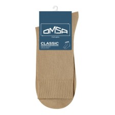 Male socks Omsa Classic, size 42-44, color Beige
