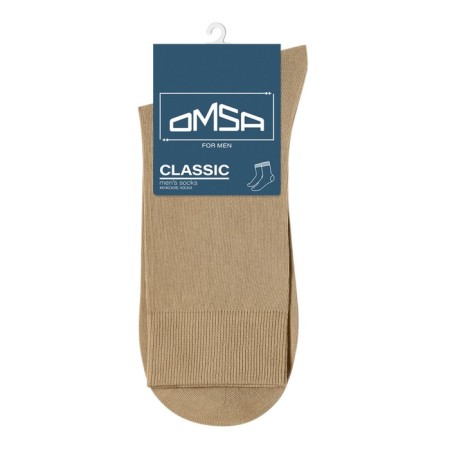 Male socks Omsa Classic, size 42-44, color Beige