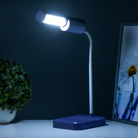 Lancer table lamp LED 3.5W USB batteries Violet 11x15x45 cm Risalux-2