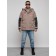 Male winter jacket, size 52, brown color