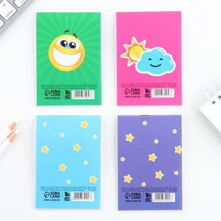 Mix of Notepad A7 16 sheets "Smile"-3