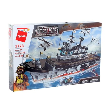 Constructor military "assault destroyer", 3 minifigurs, 646 parts-2
