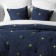 Cover with pillowcases "Belli", size 160x220 cm, blue color