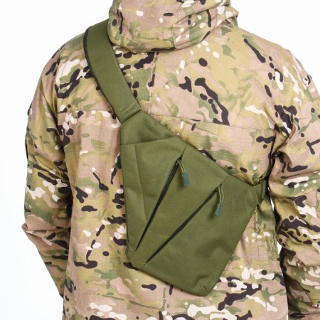 Bag on the shoulder "Adventure", Green, 23 x 30 cm-6