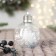 Ball plastic light D-8 cm "time of miracles" shine Christmas trees, transparent