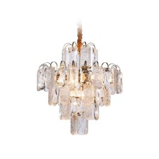 Люстра подвесная с хрусталём Ambrella light, Traditional, TR5231, E27, цвет золото