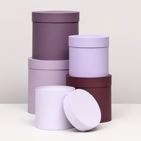 Set of hats 5 in 1, lavender, 23 x 23-15 x 15 cm-1