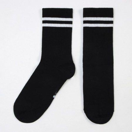 Women's socks, black color, size 23-25