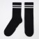 Women's socks, black color, size 23-25
