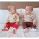 Kidsa (sweatshirt, trousers) minku, ecrucus/fuchsia, height 86-92 cm