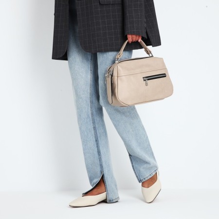 Board-sakwyazhi with zipper, beige color-7