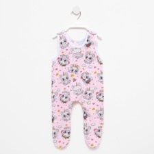 Long -drawers are long children, pink color, height 56 ​​cm