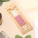 Candles for the cake "Brilliant radiance", 6 pcs, white with pink