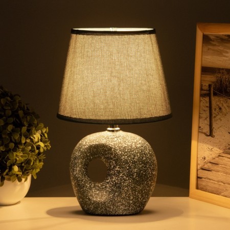 Table lamp "Ines" 1x40W E14 gray 20x20x30cm-1