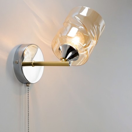 Sconces Citilux "Claude" CL137312, 10x21 cm, 1x60W, e27, yellow color-10