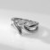 Ring Metal "Trend" nail, color silver, dimensionless