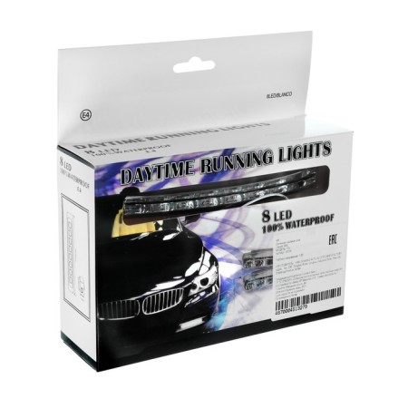 Daytime running lights 8 SMD with a turn signal mode, 12 V, 2 pcs-4