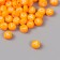 Beads for creativity plastic "English letters" Orange set 20 grams 0.4x0.7x0.7 cm