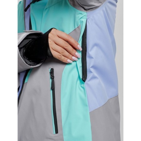 Ski jacket female, size 46, purple color-8