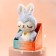 Soft toy Enjoy EVERY MOMENT, bunny, mix