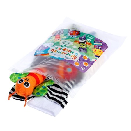A set of rattles "socks and bracelets", 4 pcs-11