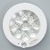 Lamp with the sound sensor "Lira" LED 8W white 21x21x2.5 cm