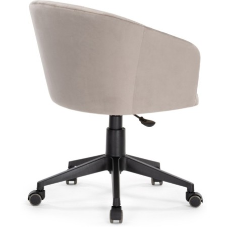 Computer chair thibault plastic/velor, black/beige 60x60x81 cm-3