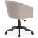 Computer chair thibault plastic/velor, black/beige 60x60x81 cm