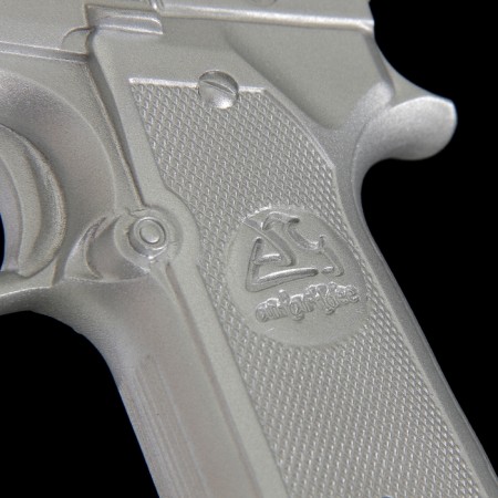Pan "Pistol", chromium color, 4 × 15 × 13 cm-3