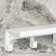Shelf with hooks "Loft Art", 35 × 10 × 6.5 cm, white color