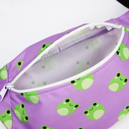 Lightning waist bag, lilac color-5
