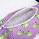 Lightning waist bag, lilac color