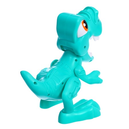 Euryses Set for playing with plasticine "Dinomir", 6 jars of plasticine-4