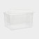 Storage box with the Crystal XS Plus lid, 16 l, 38.9 × 27.5 × 21.5 cm, the color is transparent