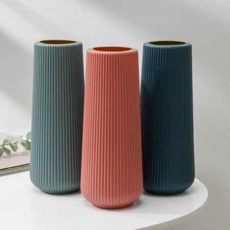 Flower vase, 9.5 × 7.4 × 23 cm, color mix-5