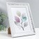 Photo frame plastic 13x18 cm "Silver grape vine" white 22x17 cm