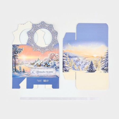 Box the team "Winter Tale" 12.3 x 21 x 5.3 cm, New Year-8