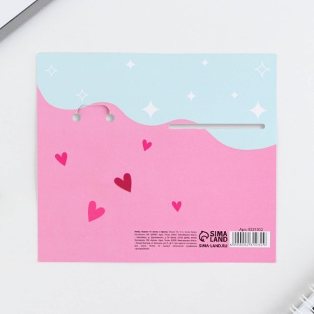 Gift set: notebook and keychain "Flower mood"-8