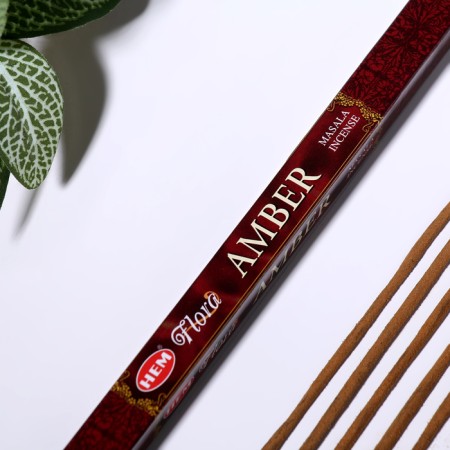 Incense Hem "Flora Masala Amber Amber", 8 wands in packaging, four -game-1