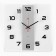 Wall clock, interior "strip", silent, 35 x 35 cm