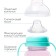 Drill - children's impotion with a soft nose, 270 ml., With handles, pink/turquoise color