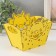 Basket-chip "Dragon Muzzle" yellow 18x12x14.5 cm (set of 5 parts)