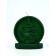 Interior candle in the box "Snake in a circle", green, 66 x 69 x 27