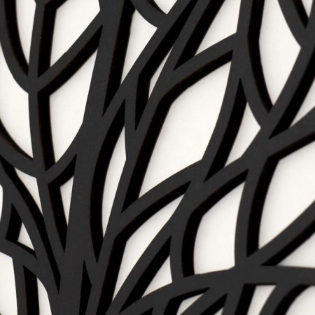 Decorative panel of wooden "leaves" 29x29 (34x34) cm-1