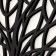 Decorative panel of wooden "leaves" 29x29 (34x34) cm