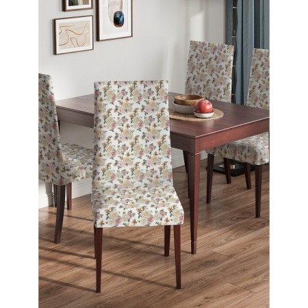Czech for a chair "Disor of roses", decorative, velor-2
